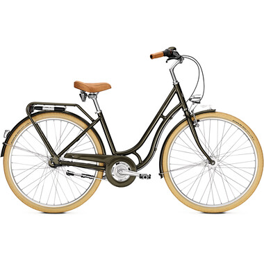 Bicicleta holandesa KALKHOFF CITY CLASSIC 3R Mujer Verde oliva 2018 0